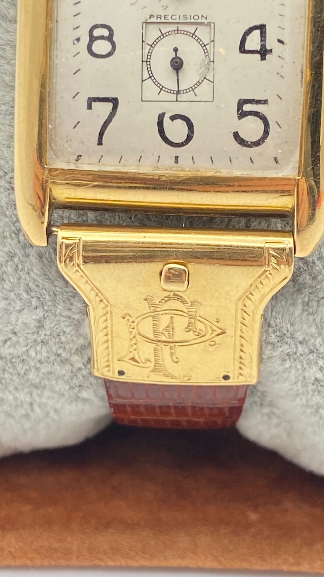 OROLOGIO ZENITH IN ORO 18KT CON MONOGRAMMA PF. PRIMA METÀ XX sec, - immagine 10