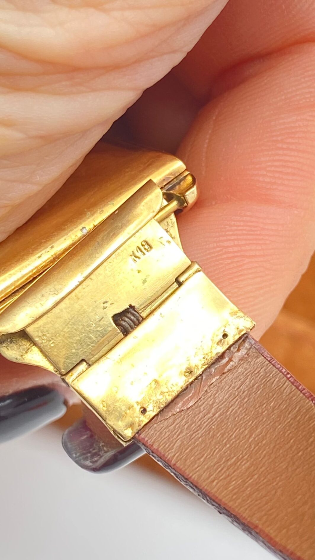 OROLOGIO ZENITH IN ORO 18KT CON MONOGRAMMA PF. PRIMA METÀ XX sec, - immagine 13