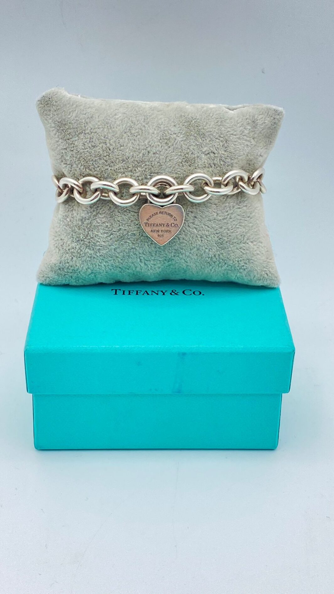 BRACCIALE TIFFANY IN ARGENTO CON LUCCHETTO ICONICO - immagine 2