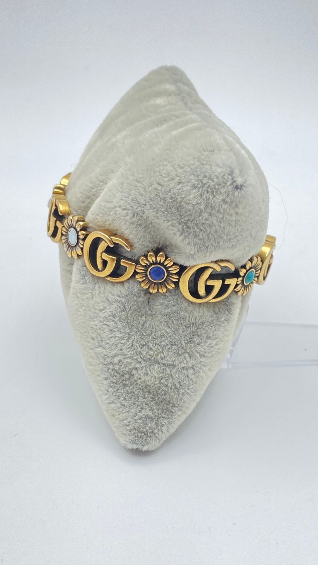 “GUCCI” VINTAGE. BRACCIALE RIGIDO DOUBLE G. - immagine 3
