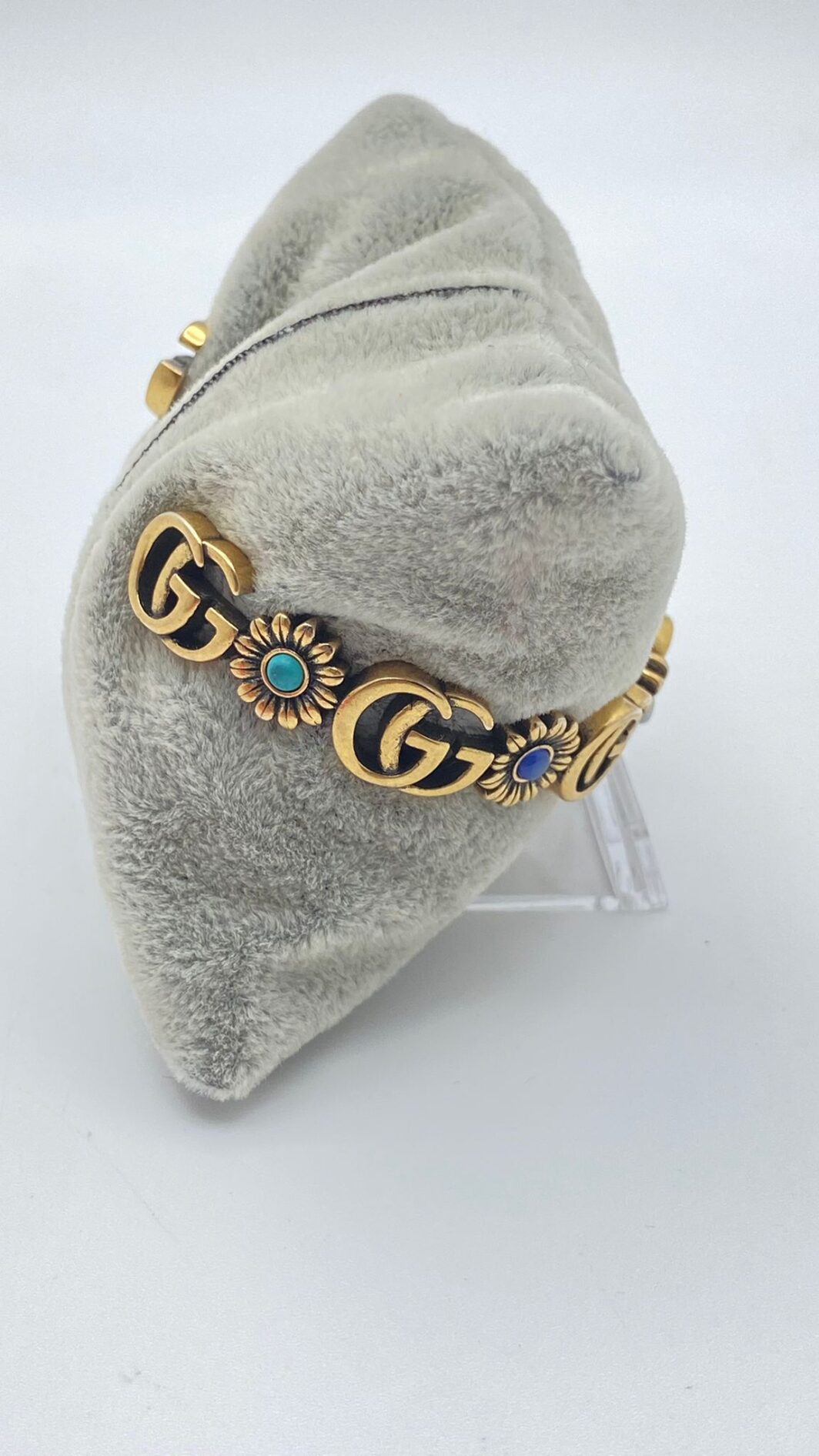 “GUCCI” VINTAGE. BRACCIALE RIGIDO DOUBLE G. - immagine 9
