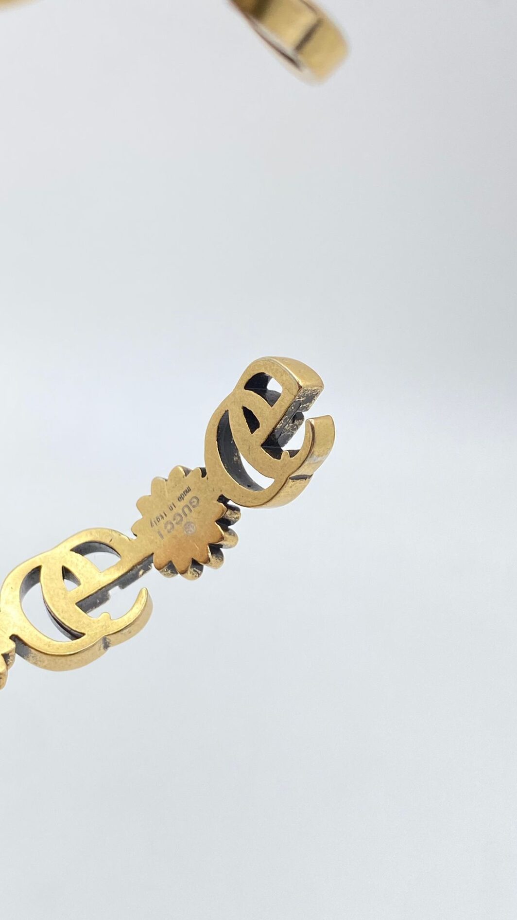 “GUCCI” VINTAGE. BRACCIALE RIGIDO DOUBLE G. - immagine 11