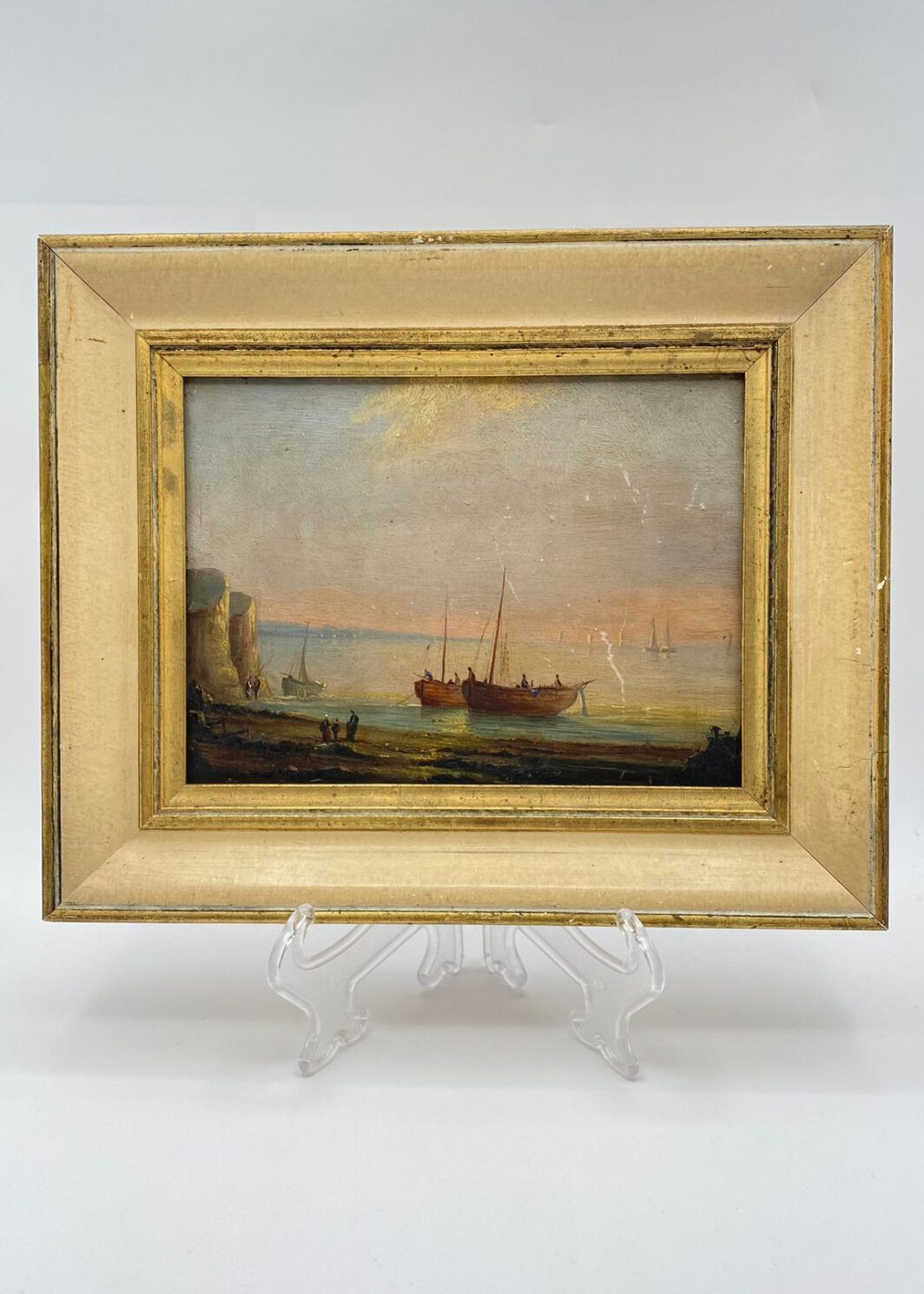 “MARINA” OLIO SU TAVOLA. ITALIA INIZI ‘900.
