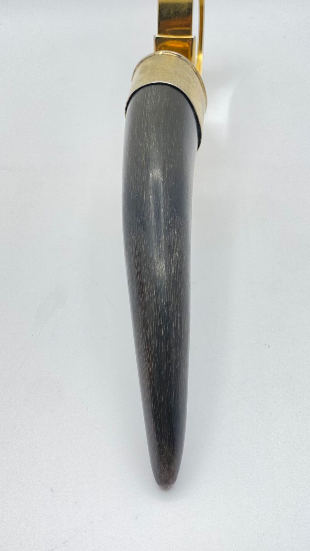 GRANDE E IMPORTANTE LENTE DA SCRITTOIO IN ARGENTO E CORNO. VINTAGE ANNI ‘50 - immagine 10