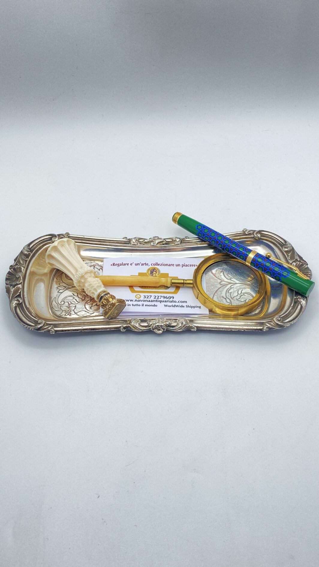 SALVER IN OLD SHEFFIELD. EPOCA GIORGIO III, FINE XVIII sec.