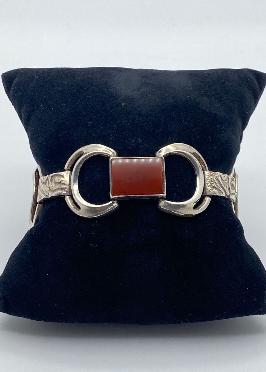STRAORDINARIO BRACCIALE ART DECO IN ARGENTO 925. ANNI '30.