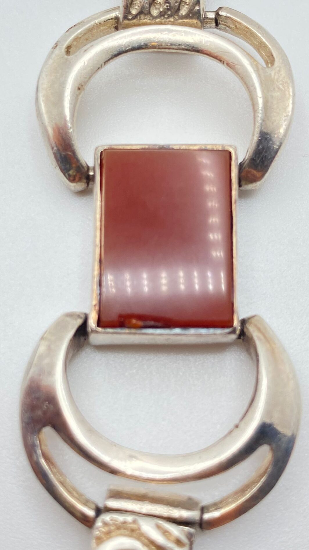 STRAORDINARIO BRACCIALE ART DECO IN ARGENTO 925. ANNI '30. - immagine 13