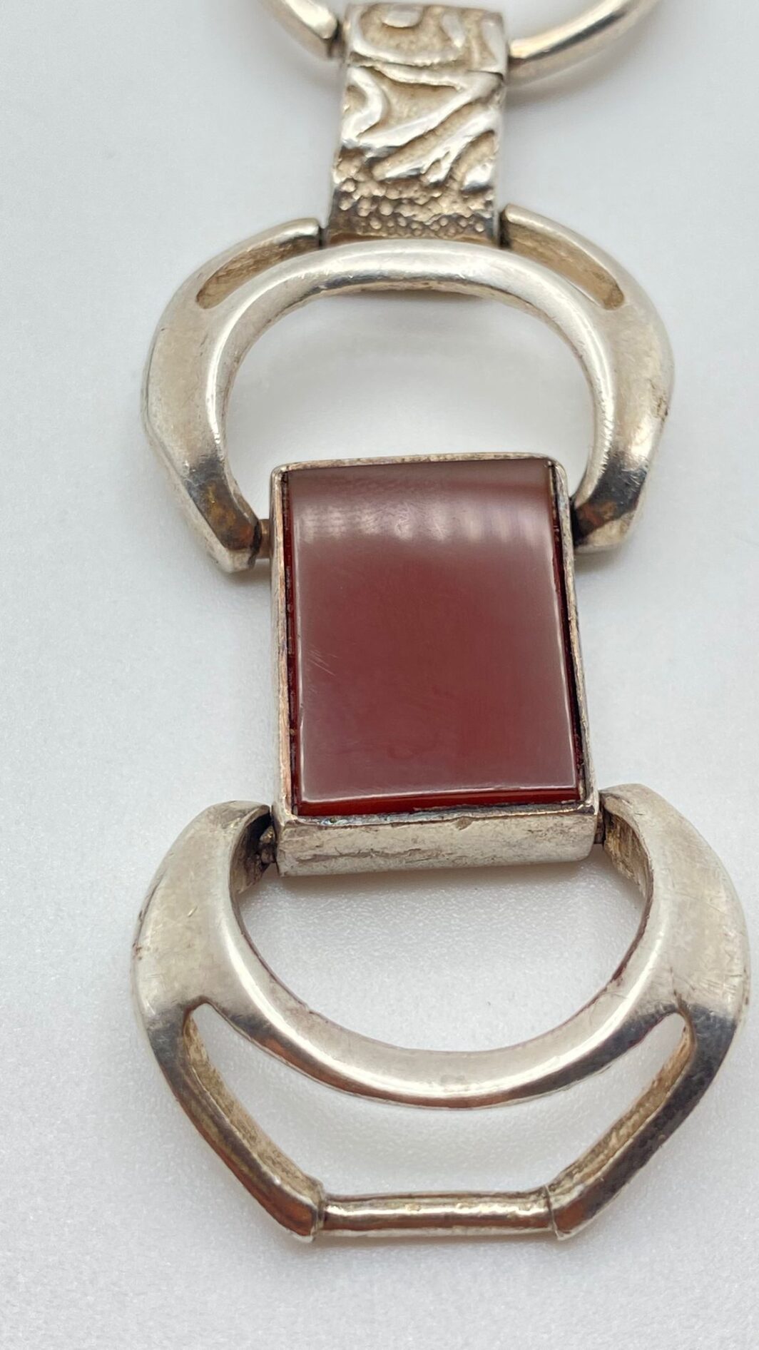 STRAORDINARIO BRACCIALE ART DECO IN ARGENTO 925. ANNI '30. - immagine 16