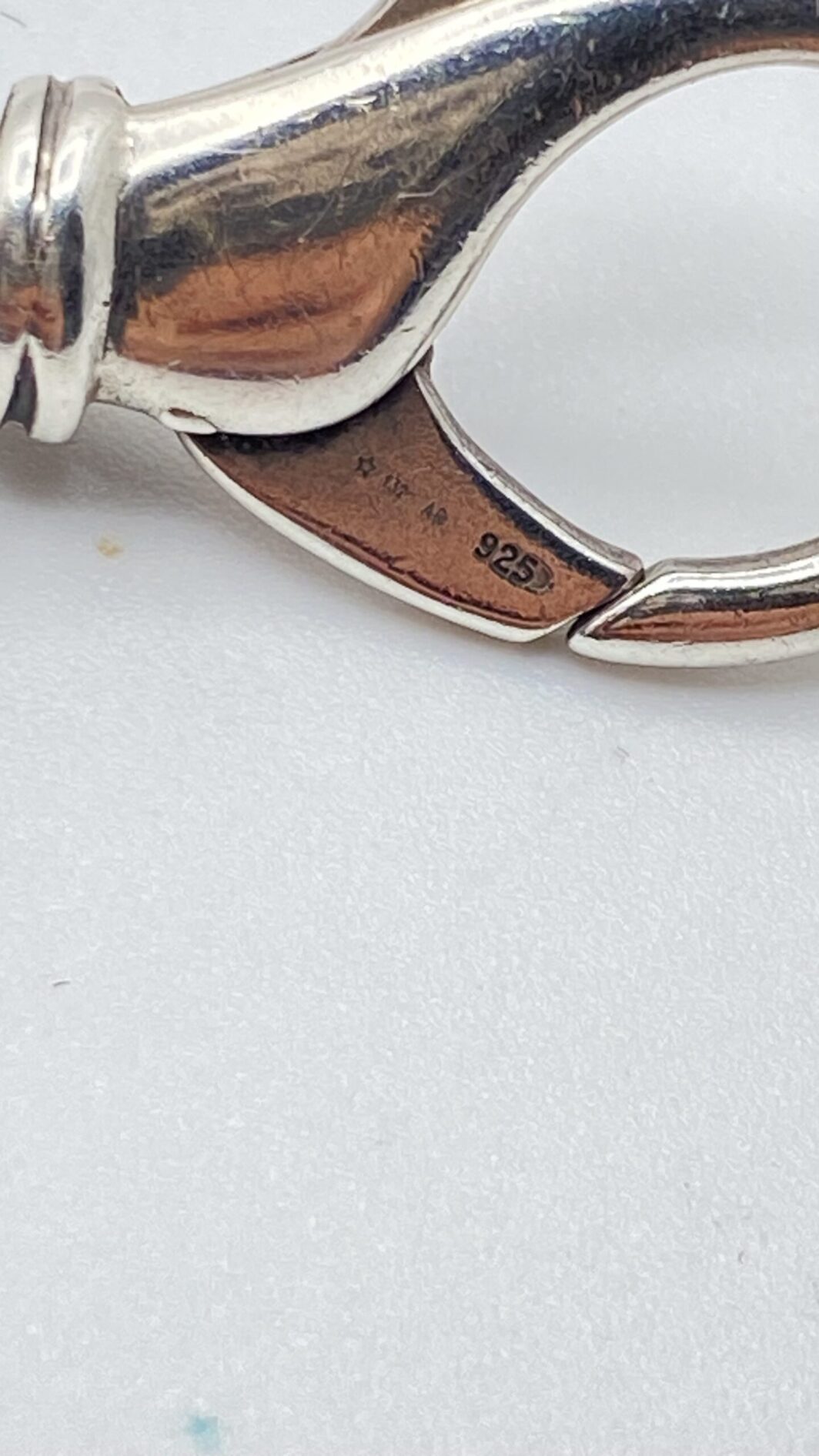 GRANDE BRACCIALE VINTAGE IN ARGENTO 925 E CRISTALLI DI ROCCA. ANNI ‘90 - immagine 15