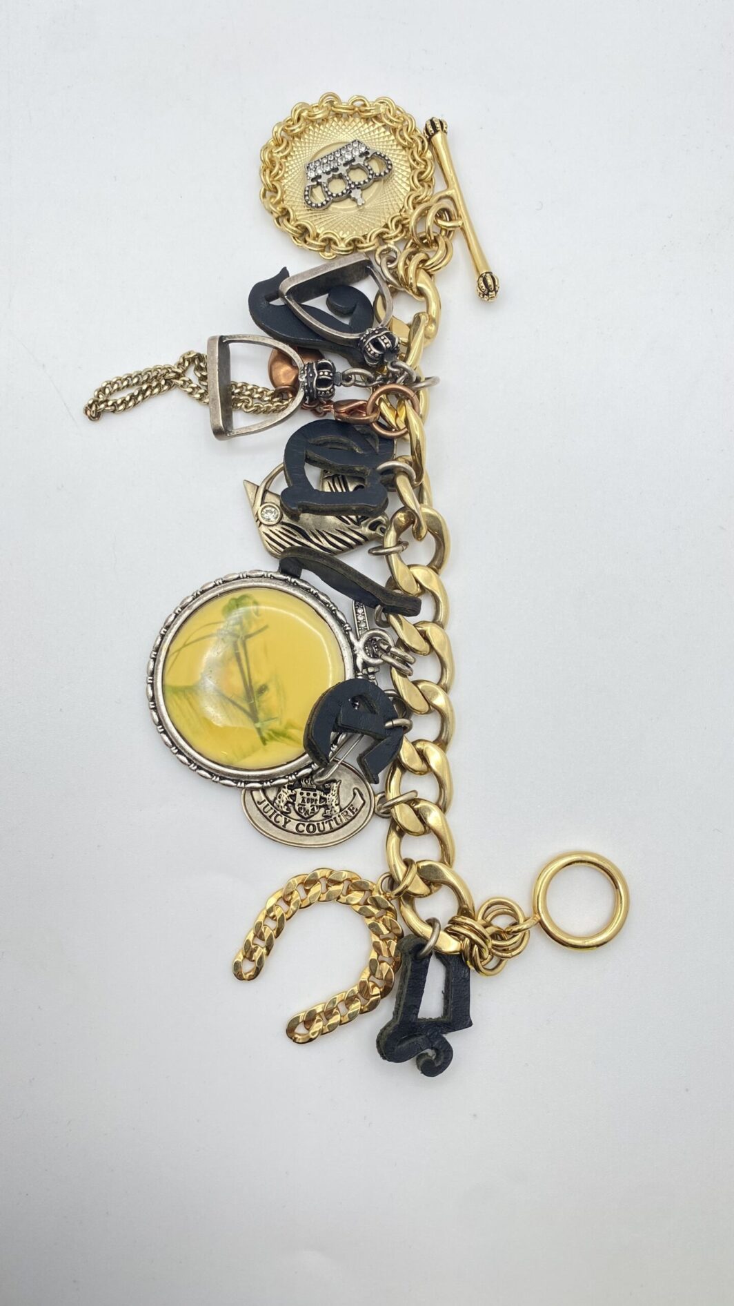 BIGIOTTERIA “JUICY COUTURE” VINTAGE. BRACCIALE CHARMS EQUESTRE. ELEGANZA GRINTOSA. - immagine 13