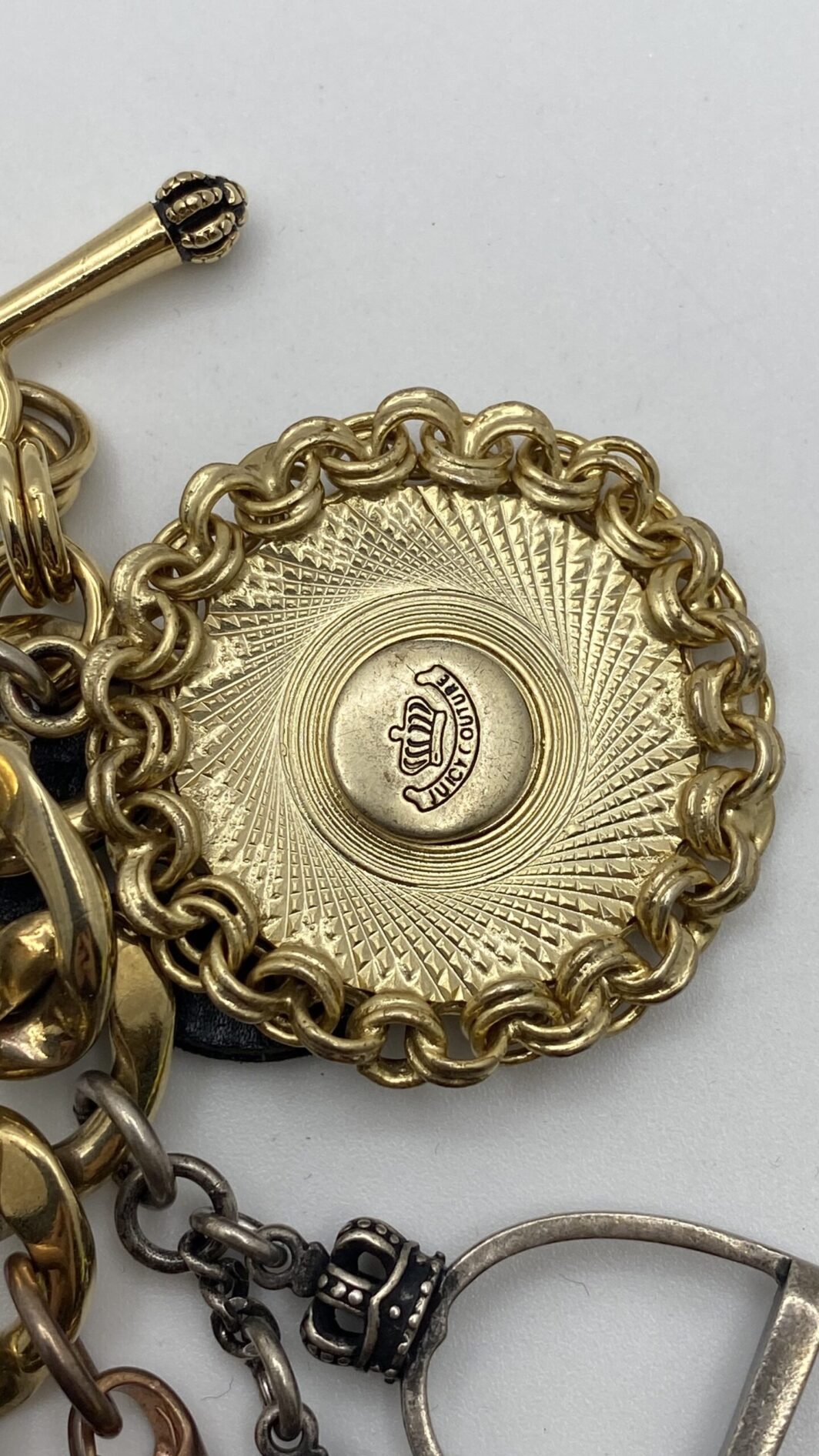 BIGIOTTERIA “JUICY COUTURE” VINTAGE. BRACCIALE CHARMS EQUESTRE. ELEGANZA GRINTOSA. - immagine 10