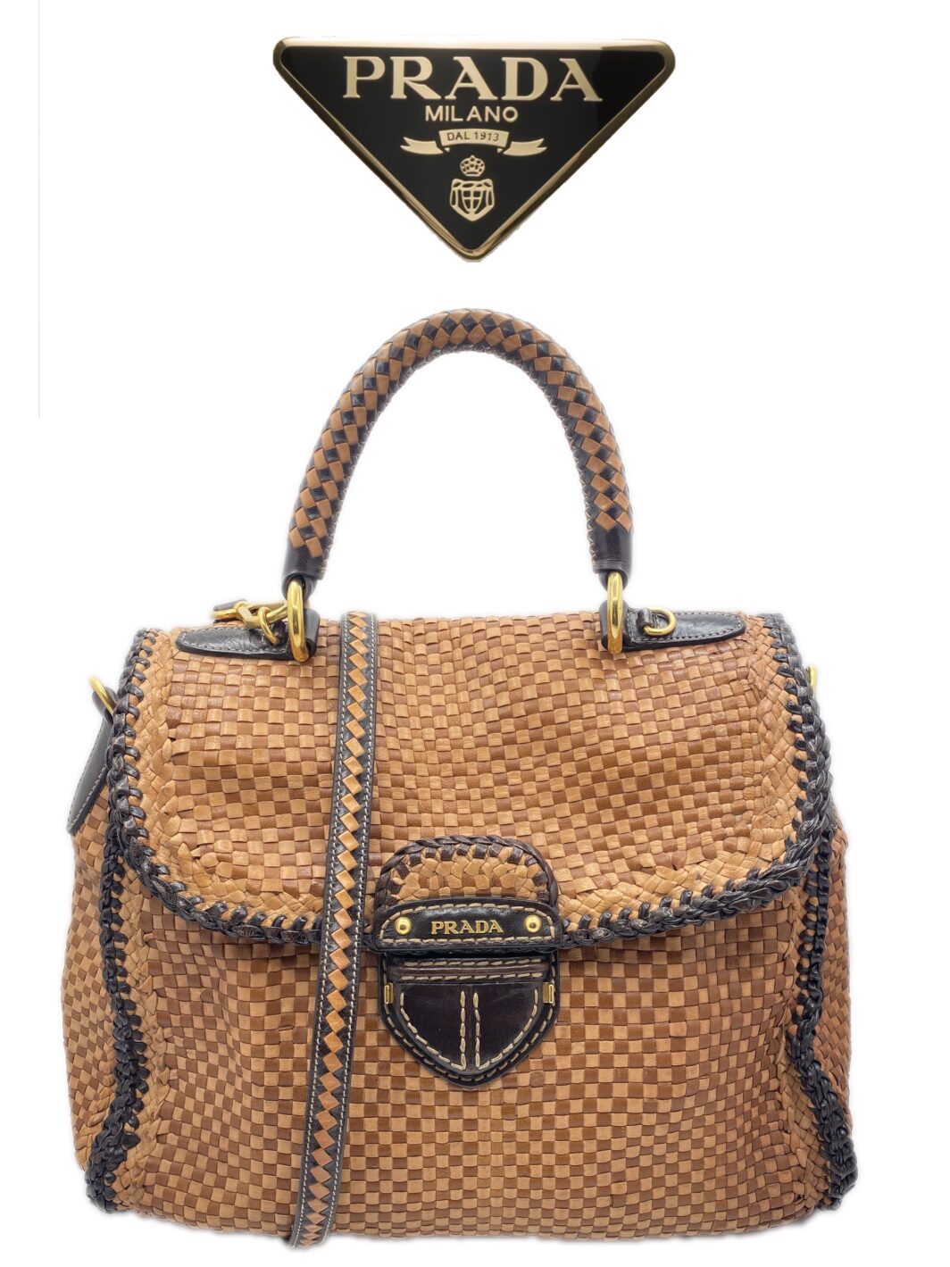 PRADA “MADRAS” VINTAGE – L’ELEGANZA SENZA TEMPO DELL’INTRECCIO ARTIGIANALE