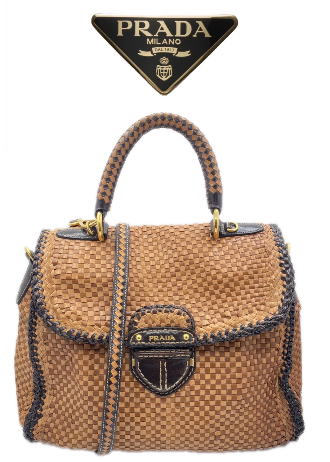 PRADA “MADRAS” VINTAGE – L’ELEGANZA SENZA TEMPO DELL’INTRECCIO ARTIGIANALE