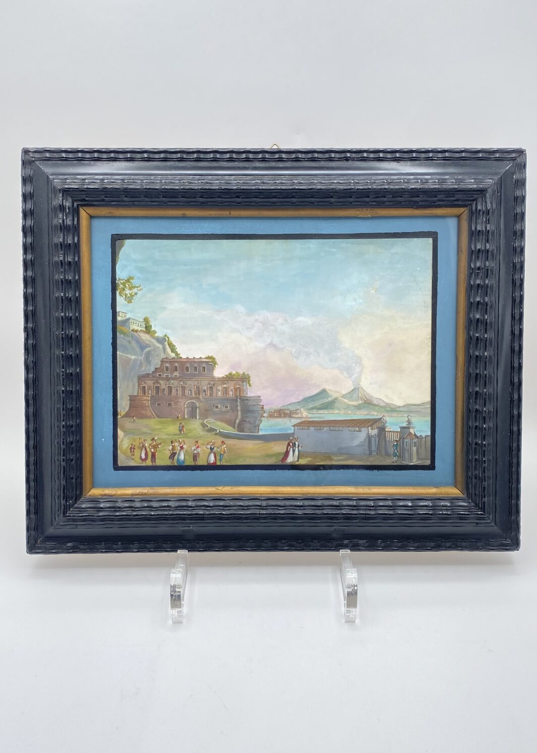 GOUACHE “GRAND TOUR”. SCUOLA NAPOLETANA. XIX sec.