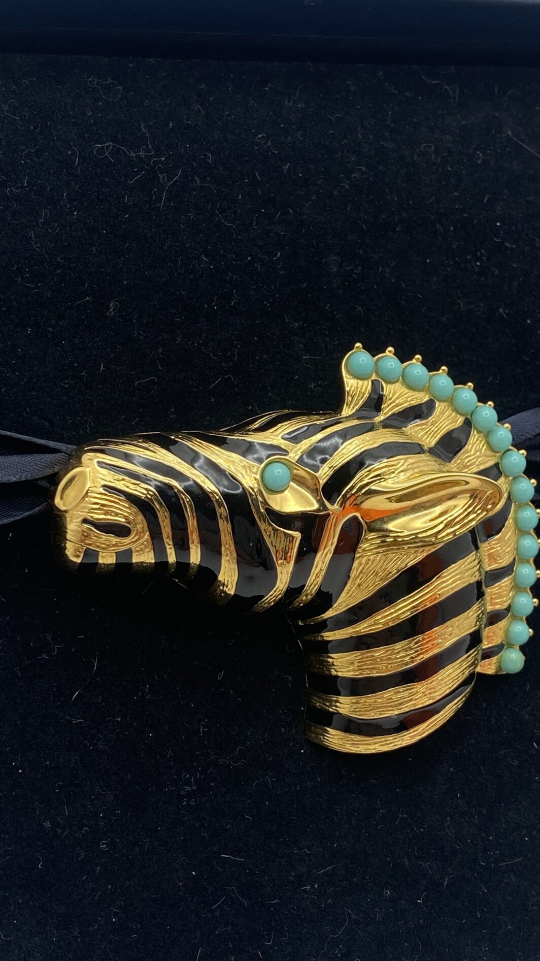 “ALANA STEWART”. STRAORDINARIA SPILLA ANIMALIER. BIGIOTTERIA AMERICANA VINTAGE ANNI ‘90. - immagine 5