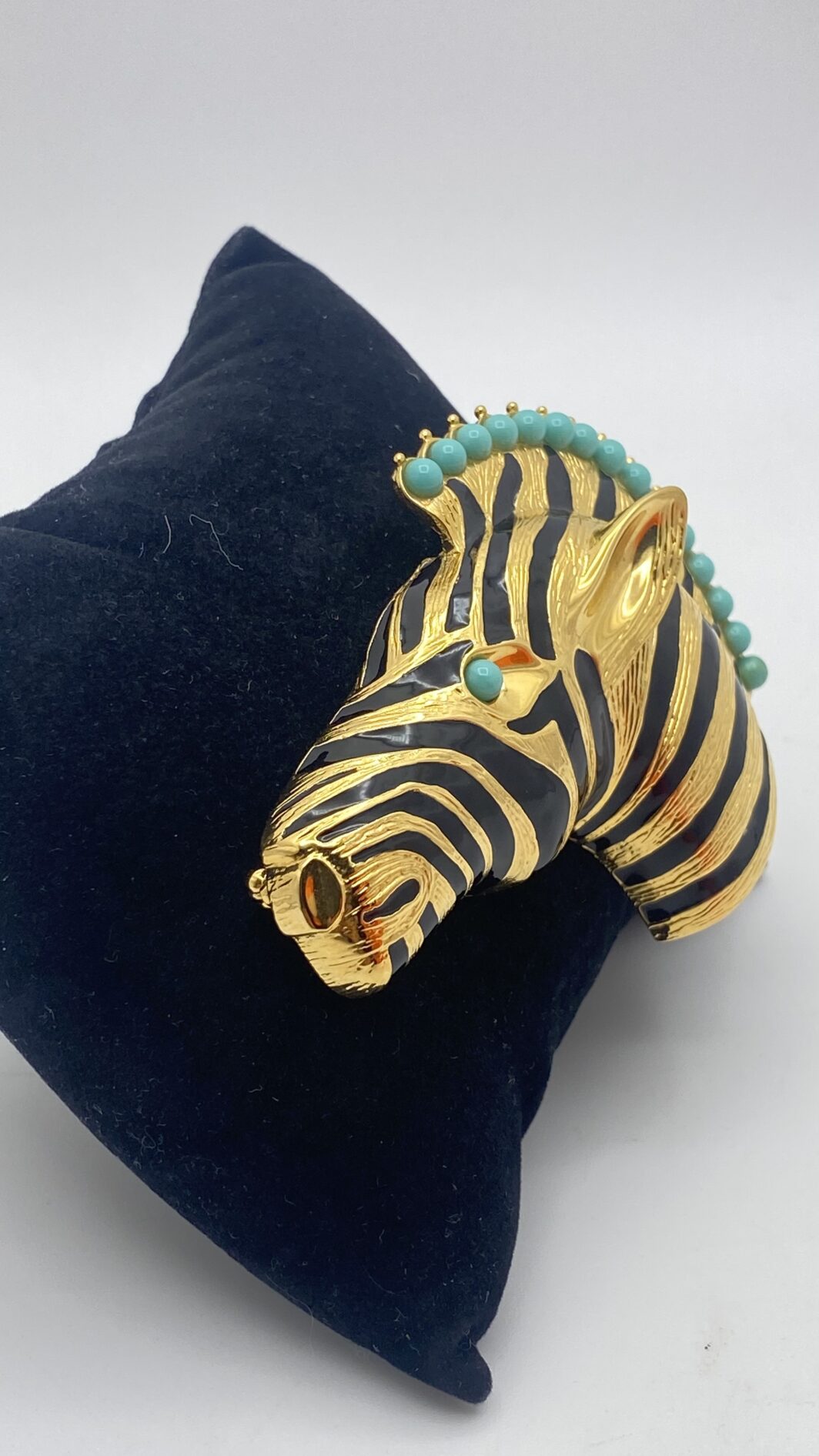 “ALANA STEWART”. STRAORDINARIA SPILLA ANIMALIER. BIGIOTTERIA AMERICANA VINTAGE ANNI ‘90. - immagine 10