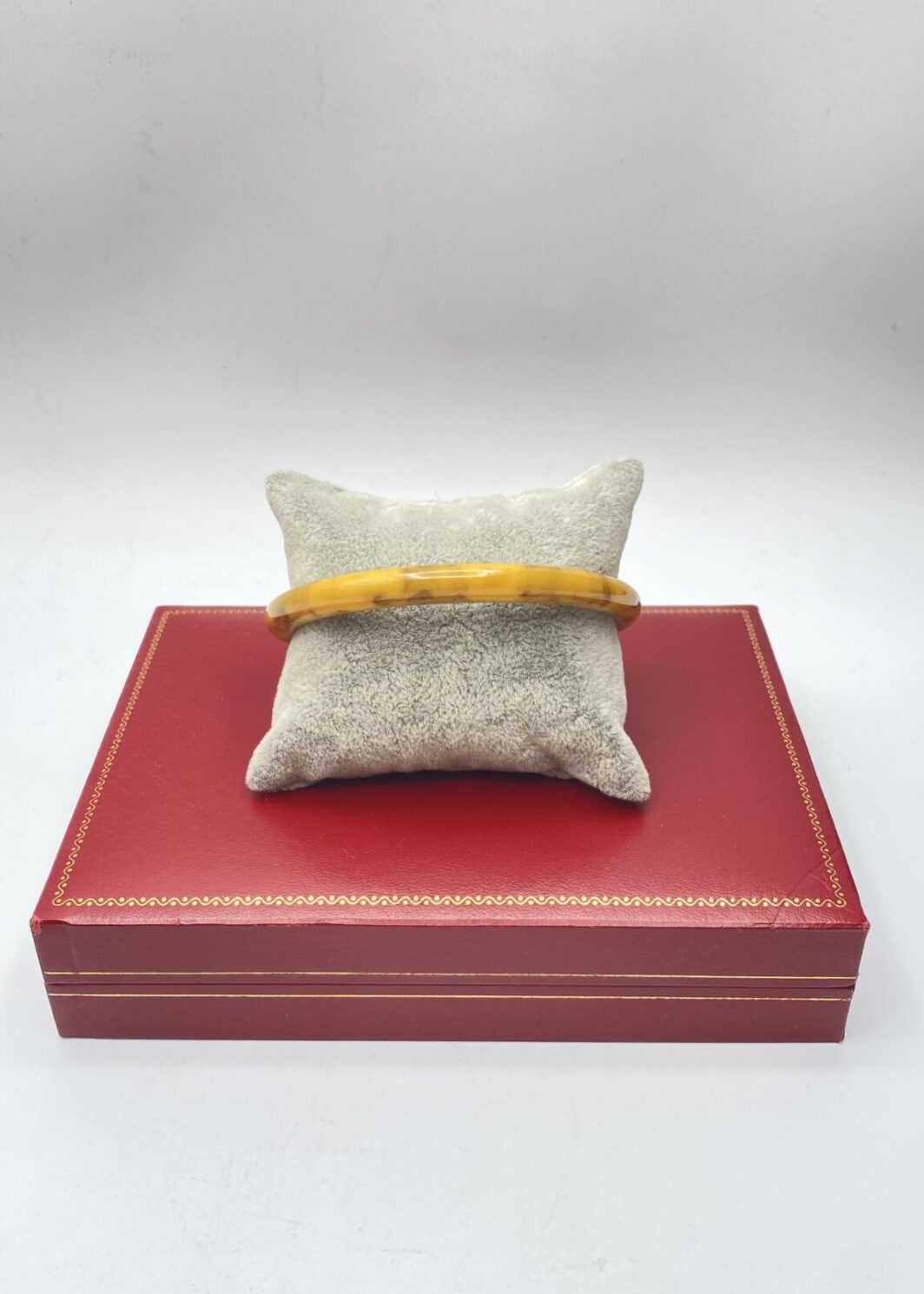 BELLISSIMO BRACCIALE IN BACHELITE MARMORIZZATA COLOR MIELE