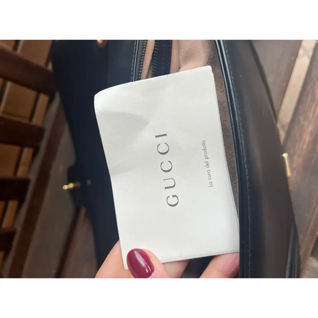 ICONICA BORSA GG MARMONT CHAIN FLAP BY GUCCI, IN PELLE MISURA GRANDE. - immagine 18