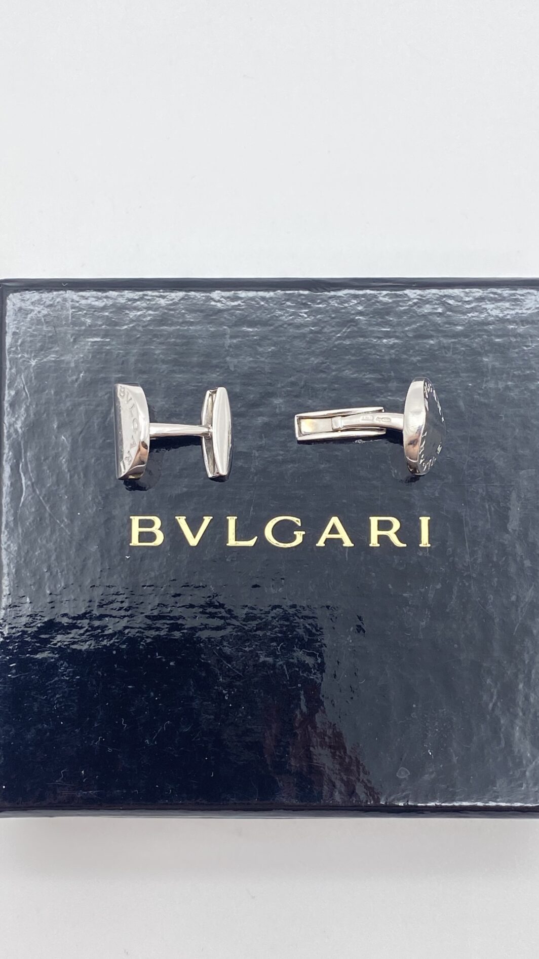 GEMELLI BULGARI “PAN COUPÉ” IN ARGENTO MASSICCIO 925 – CON SCATOLA E CUSTODIA ORIGINALI - immagine 19