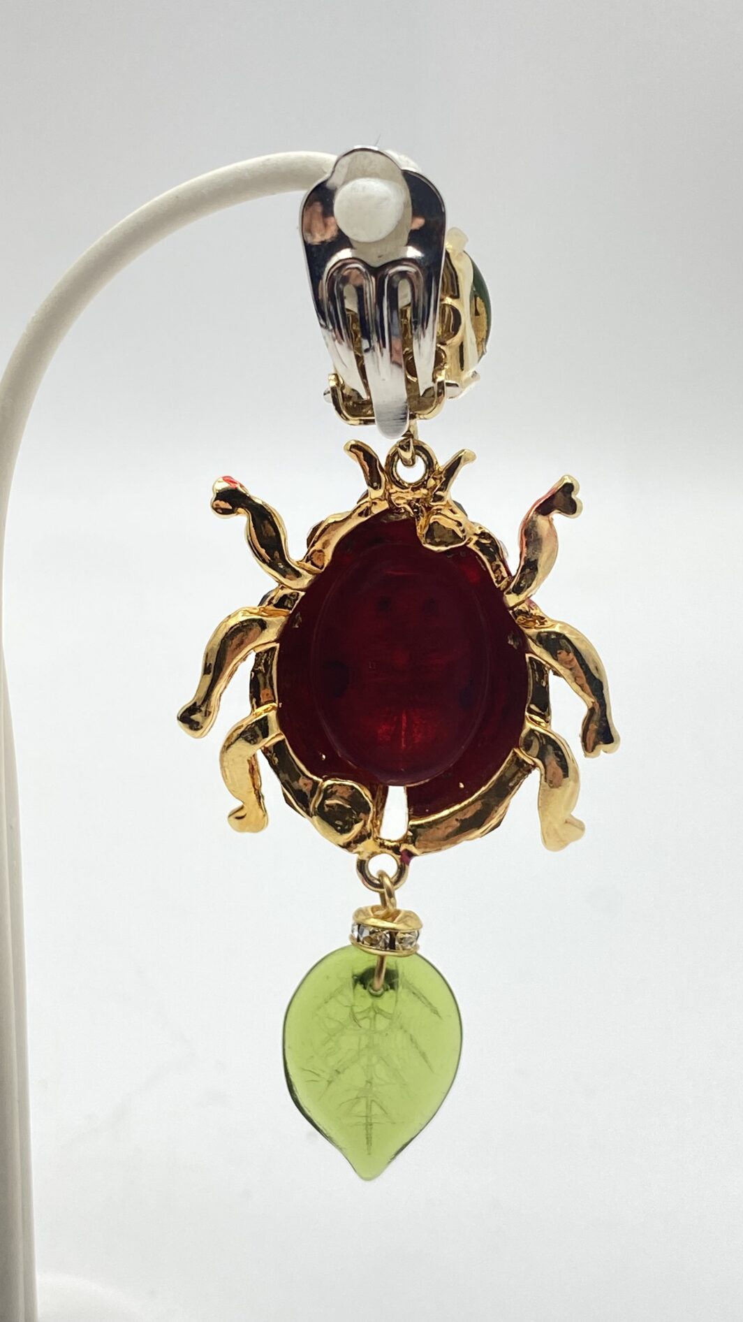 DEMI PARURE CARLO ZINI CON COCCINELLE IN VETRO MURANO E CRISTALLI – CAPOLAVORO DI BIGIOTTERIA ITALIANA - immagine 17
