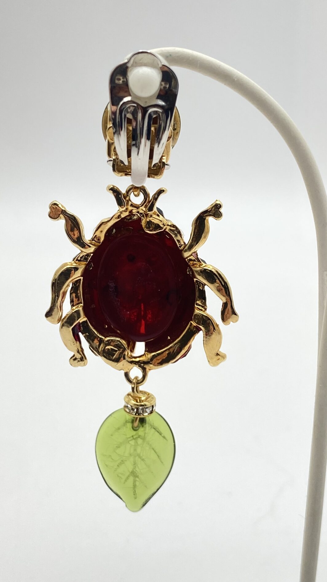 DEMI PARURE CARLO ZINI CON COCCINELLE IN VETRO MURANO E CRISTALLI – CAPOLAVORO DI BIGIOTTERIA ITALIANA - immagine 18