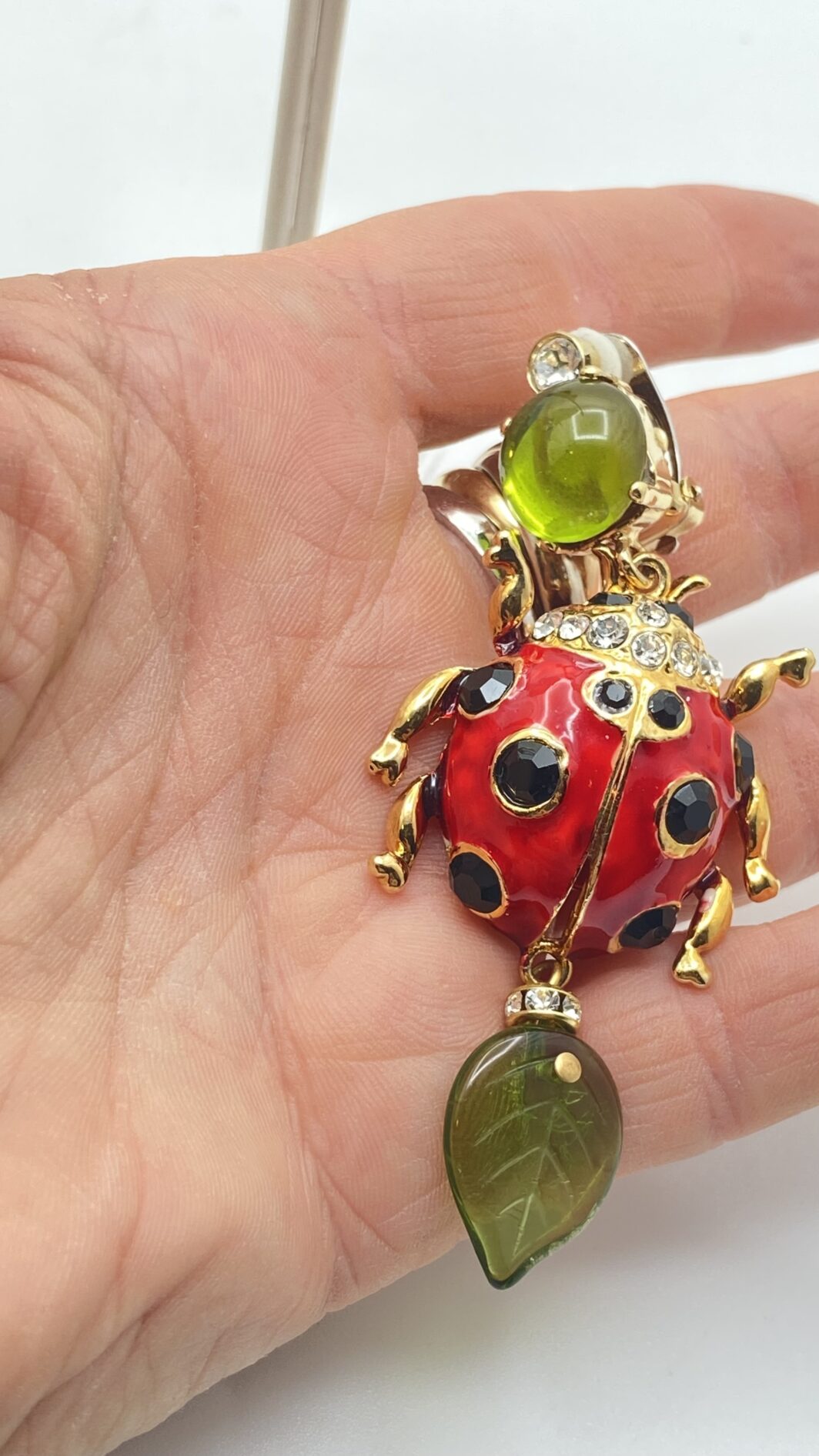 DEMI PARURE CARLO ZINI CON COCCINELLE IN VETRO MURANO E CRISTALLI – CAPOLAVORO DI BIGIOTTERIA ITALIANA - immagine 22