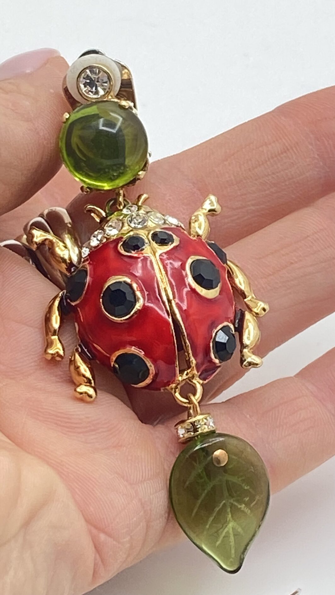 DEMI PARURE CARLO ZINI CON COCCINELLE IN VETRO MURANO E CRISTALLI – CAPOLAVORO DI BIGIOTTERIA ITALIANA - immagine 24