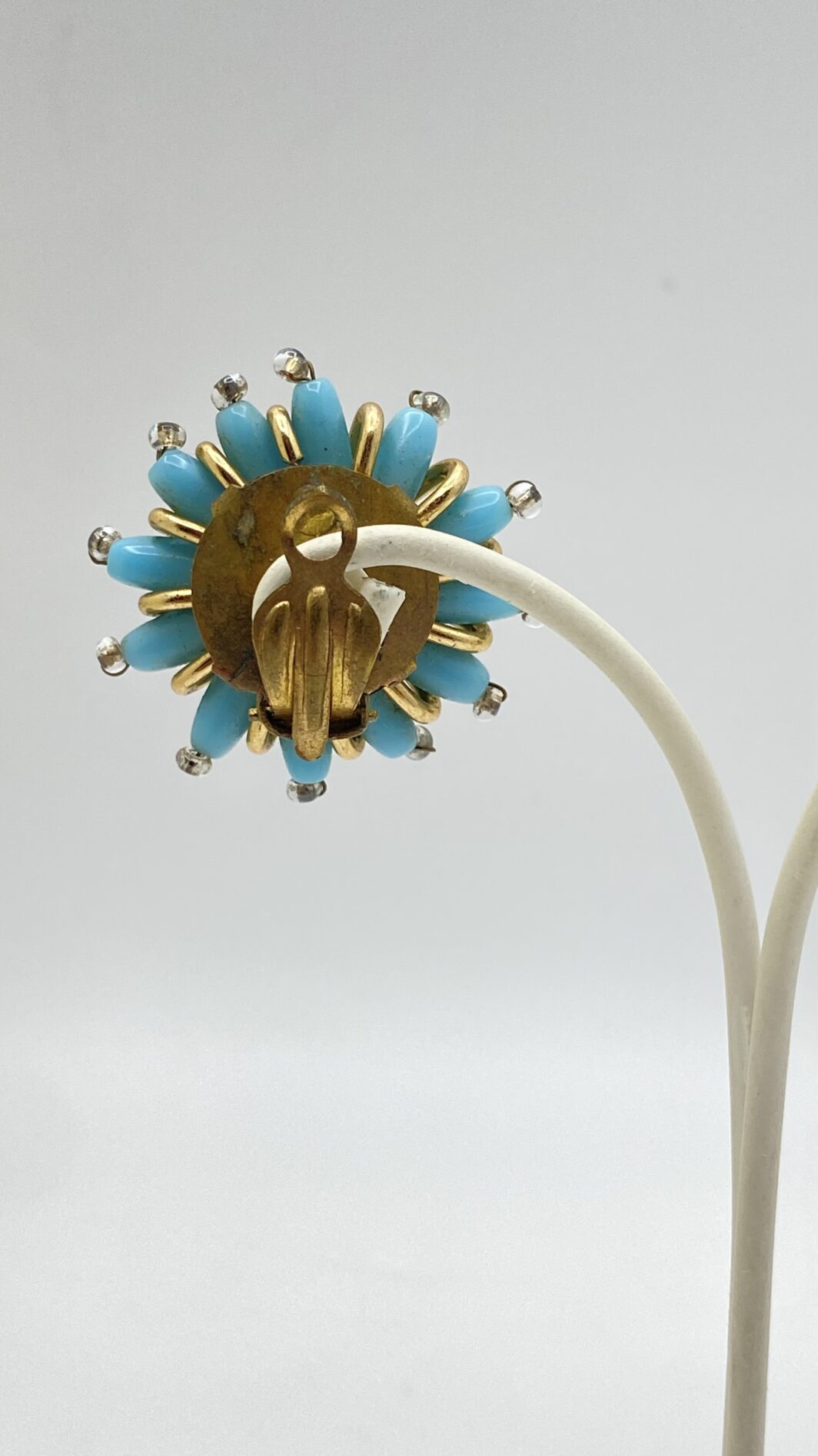 POESIA AZZURRA DEGLI ANNI ’40. DEMI PARURE IN CELLULOIDE E VETRO MURANO. - immagine 12