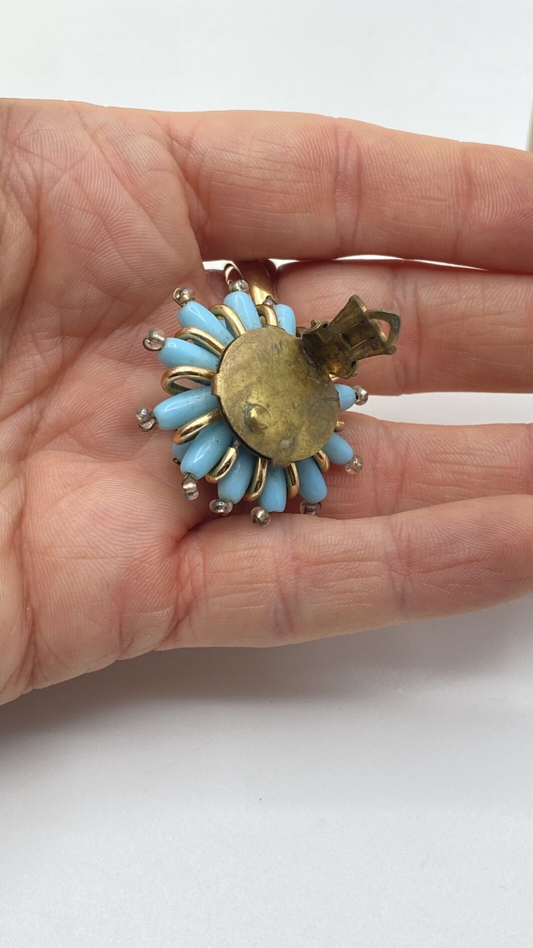 POESIA AZZURRA DEGLI ANNI ’40. DEMI PARURE IN CELLULOIDE E VETRO MURANO. - immagine 13