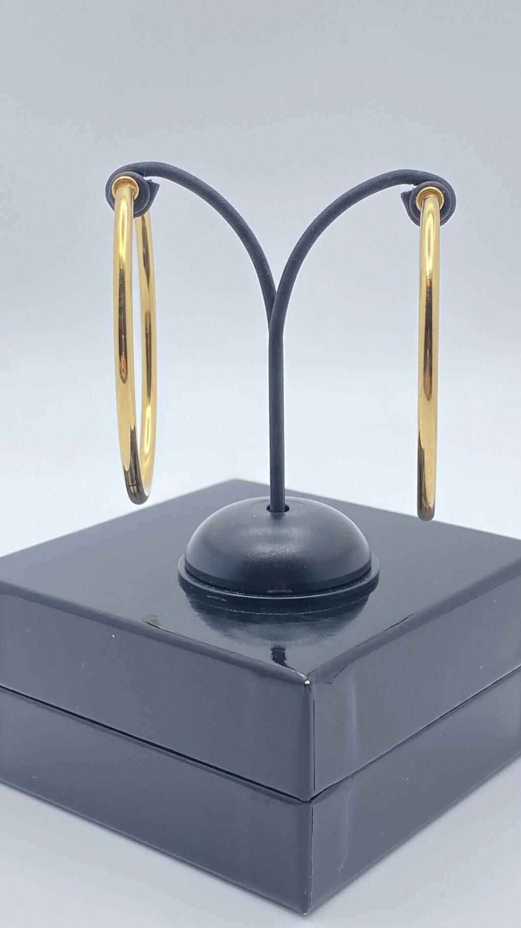 CERCHI POWER IN GOLD TONE. VINTAGE ANNI’80. - immagine 8
