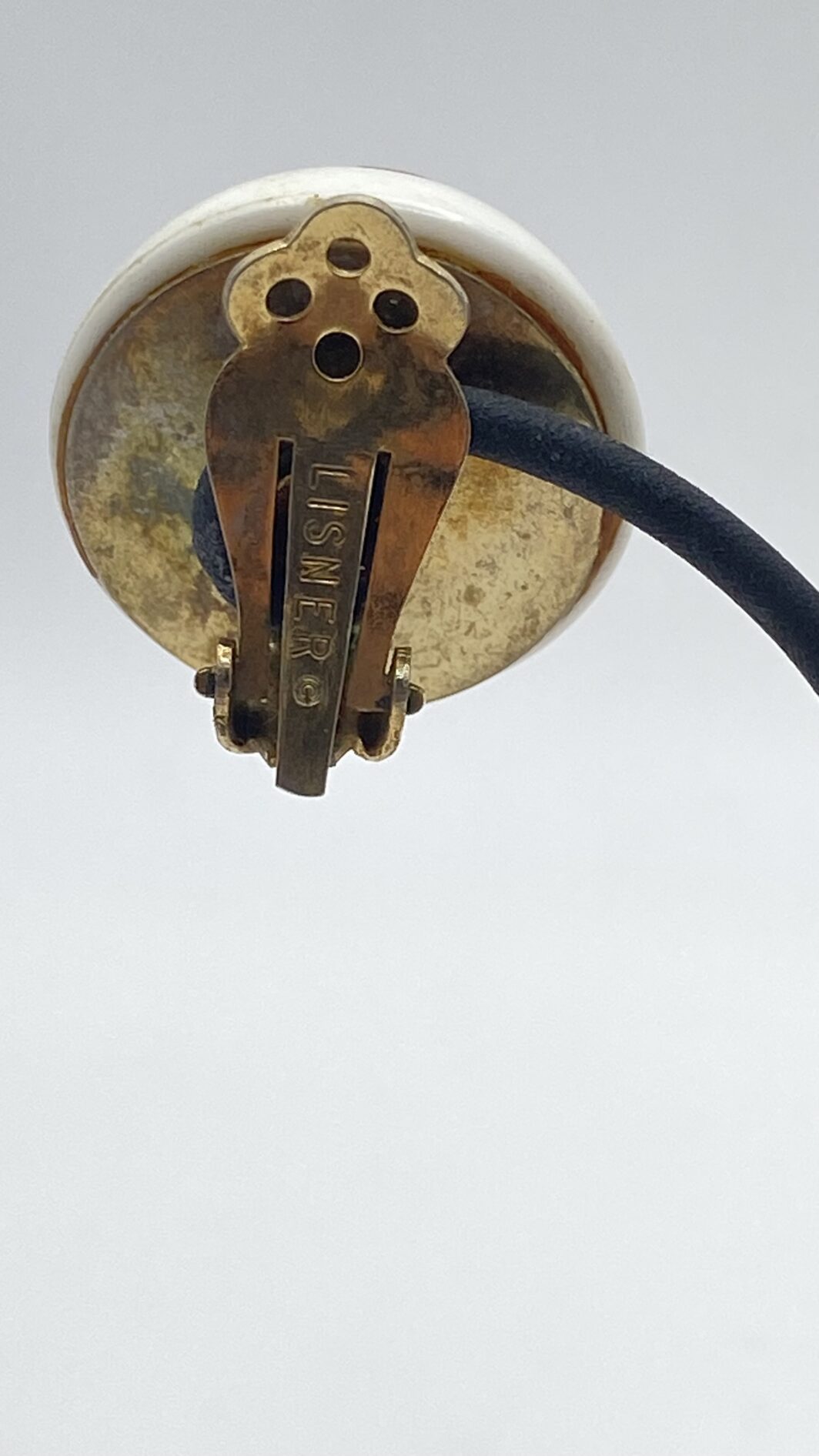 DEMI PARURE LISNER – COLLANA E ORECCHINI IN BAKELITE, ANNI ’30. - immagine 9