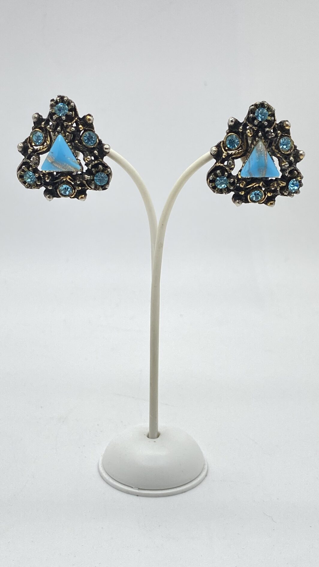 PARURE SELRO  VINTAGE – UN TRIONFO DI TURCHESE, STRASS E MAESTRIA AMERICANA ANNI’40 - immagine 19